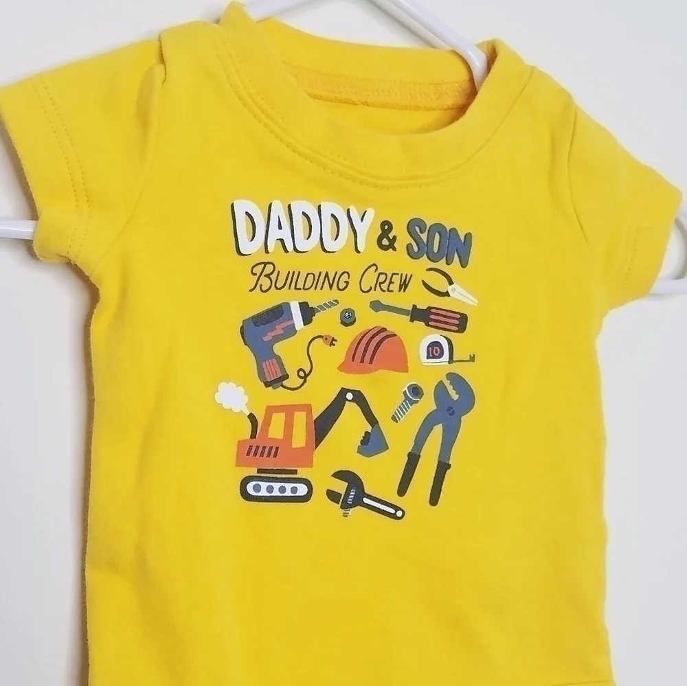 Carter's Daddy Tool Helper Workshop Bodysuit NB